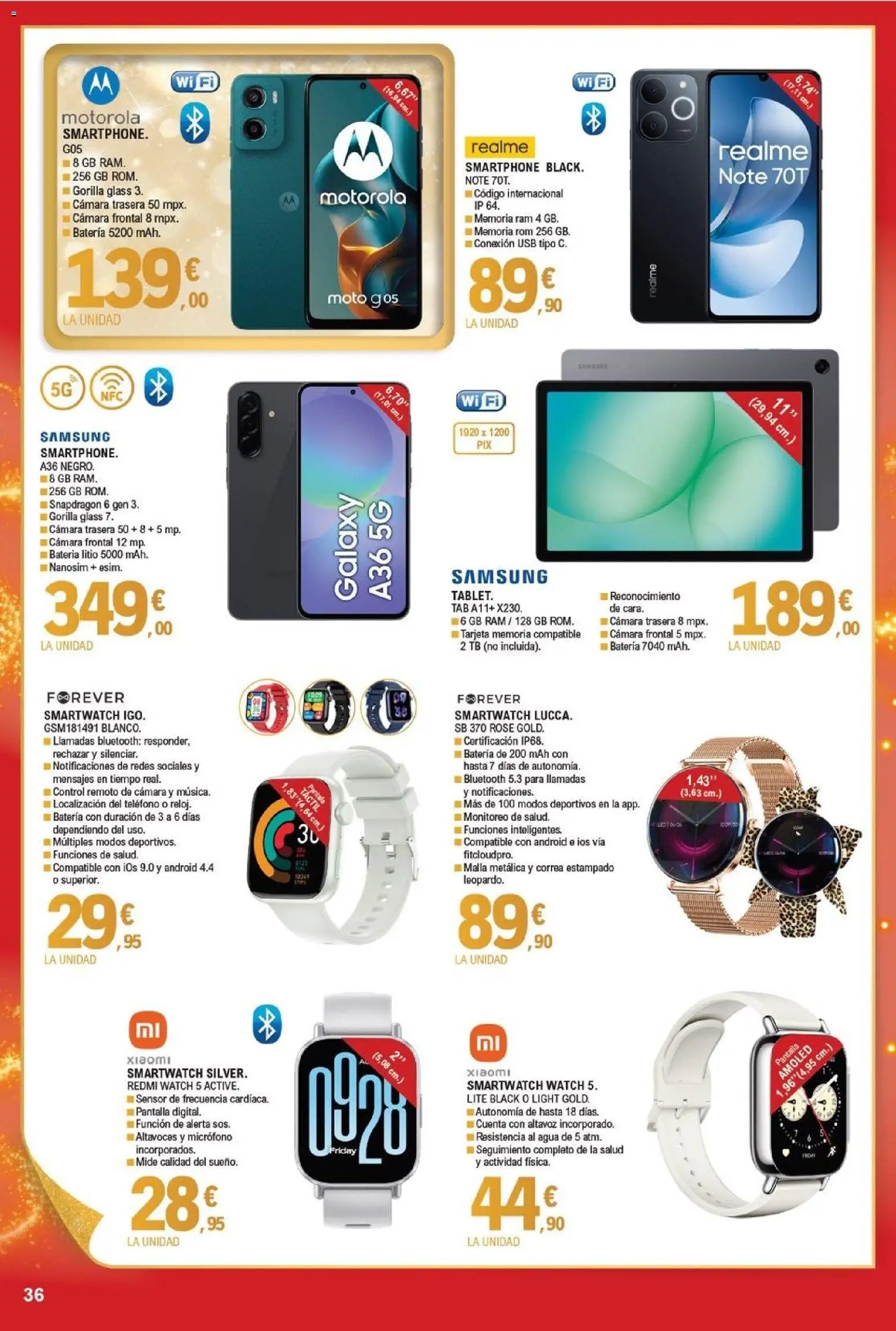 E.Leclerc folleto │ válido desde el 03.12.2025 | Página: 36 | Productos: Teléfono, Cámara, USB, Batería