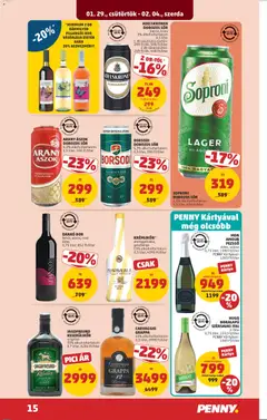 DANKÓ BOR, fehér, vörös, rosé, édes, 0,75 liter, 852 Ft/liter - amely érvényes a következő dátumtól: 29.01.2026 | Oldal: 19