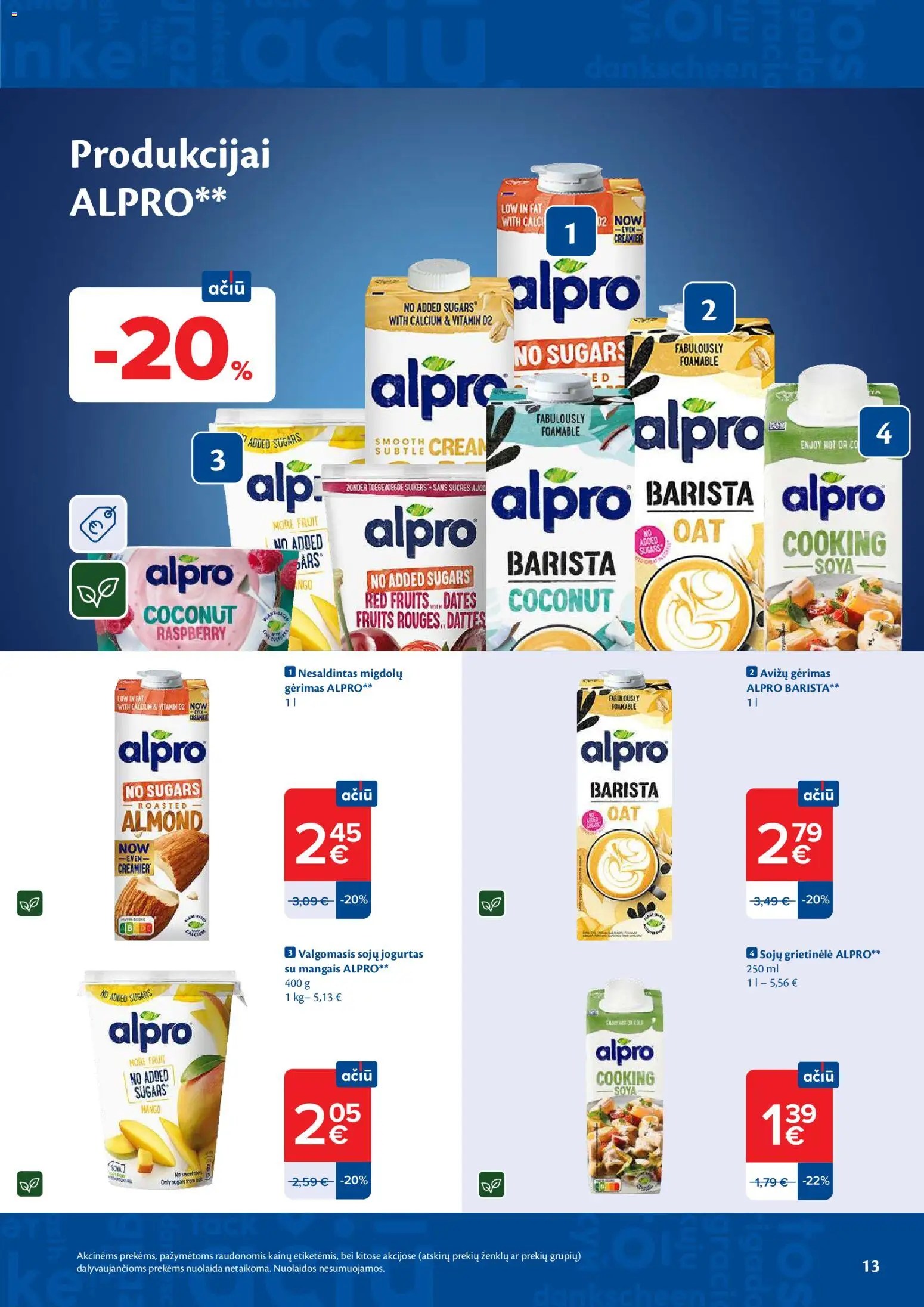 MAXIMA akcijos nuo 21.04.2026 | Puslapis: 13 | Prekių: Grietinėlė, Jogurtas