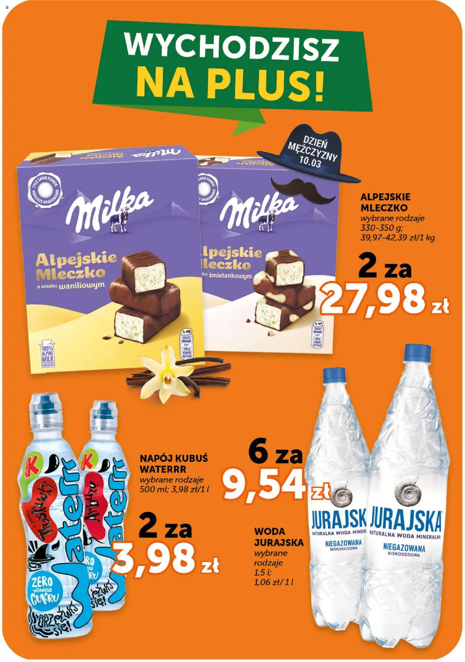 Groszek gazetka od 05.03.2026 | Strona: 17 | Produkty: Milka, Truskawki, Woda