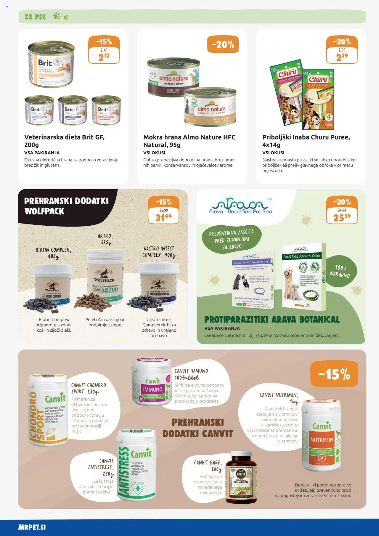 Novi Mr. Pet katalog ponudbe – veljaven od 01.09.2025 | Stran: 9 | Izdelki: Priboljški