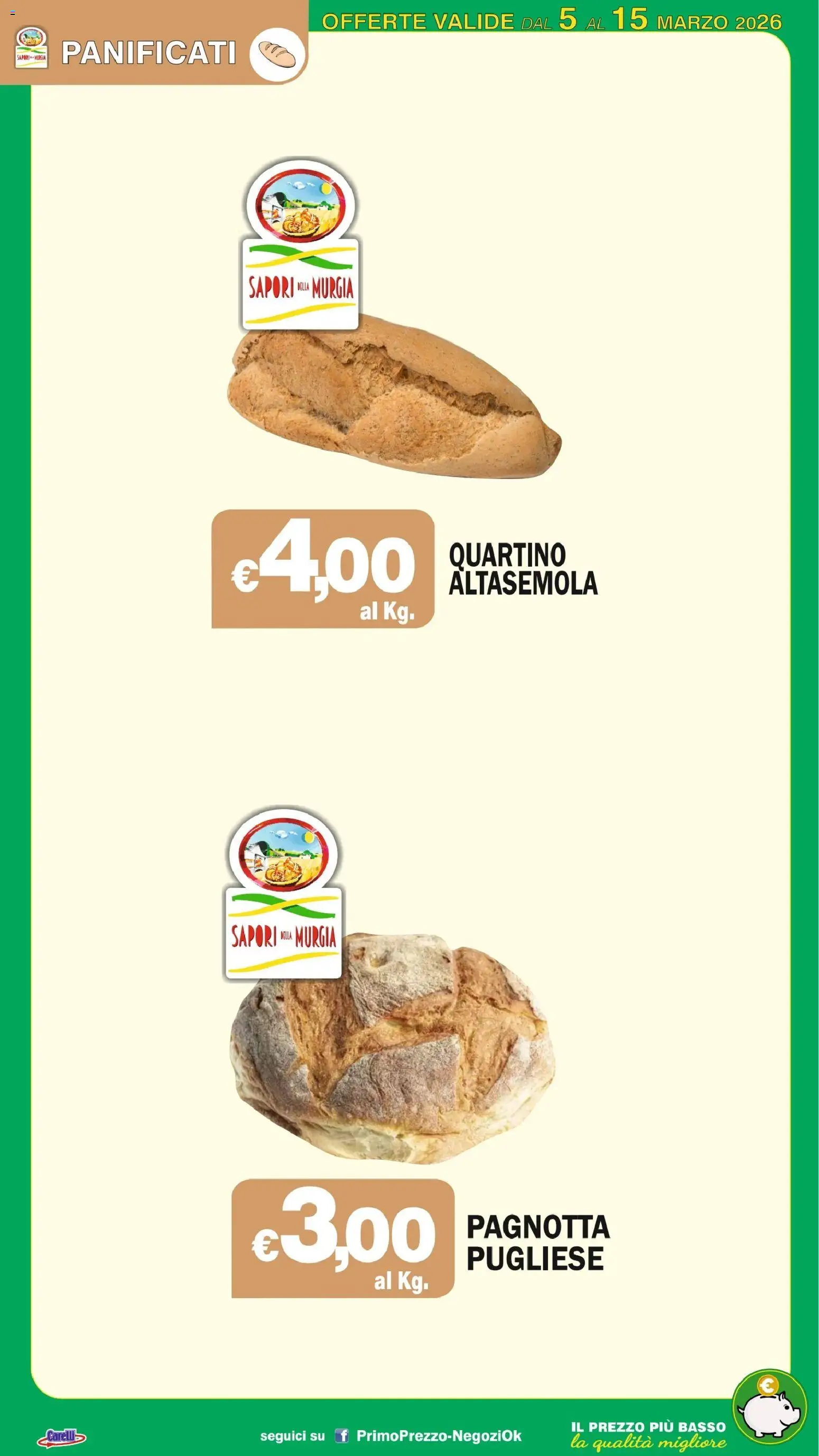 Volantino Primo Prezzo del 05.03.2026 | Pagina: 40