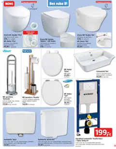 Katalog Bauhaus - Pregled kataloga iz trgovine Bauhaus, vrijedi od 02.10.2025 | Stranica: 17 | Proizvodi: Umivaonik, WC daska, Vodokotlić, Wc školjka