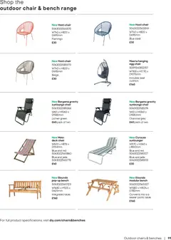 Preview of B&Q - Outdoor living valid from 23.02.2026 | Page: 91 | Products: Deck chair, Chair