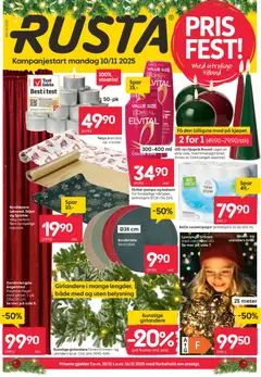 Forhåndsvisning av Rusta kundeavis gyldig fra 10.11.2025