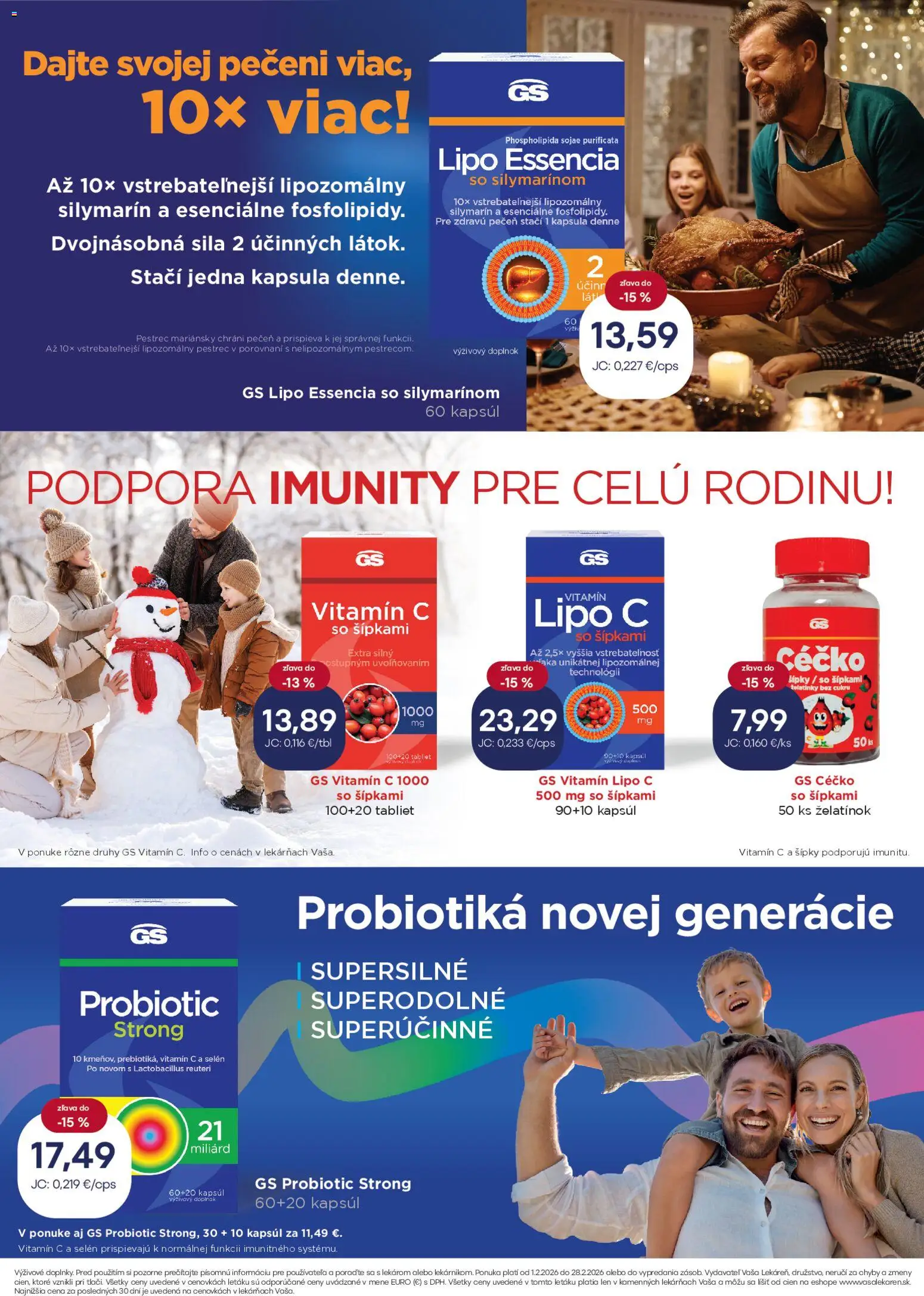 Nové Vaša lekáreň akcie – leták je platný od 01.02.2026 | Strana: 17