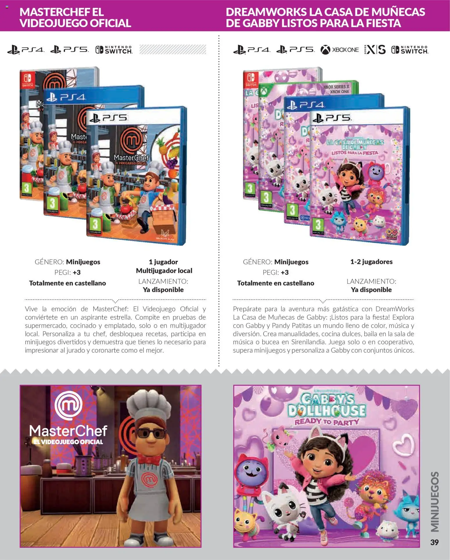 Game folleto │ válido desde el 03.12.2025 | Página: 39 | Productos: Casa de muñecas, Jugador, Xbox, Cocina