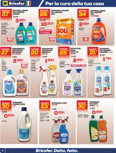 Anteprima del volantino Bricofer volantino Apertura Alessandria valido a partire dal 09.04.2026 | Pagina: 8 | Prodotti: Detergente, Candeggina, Sgrassatore, Limone