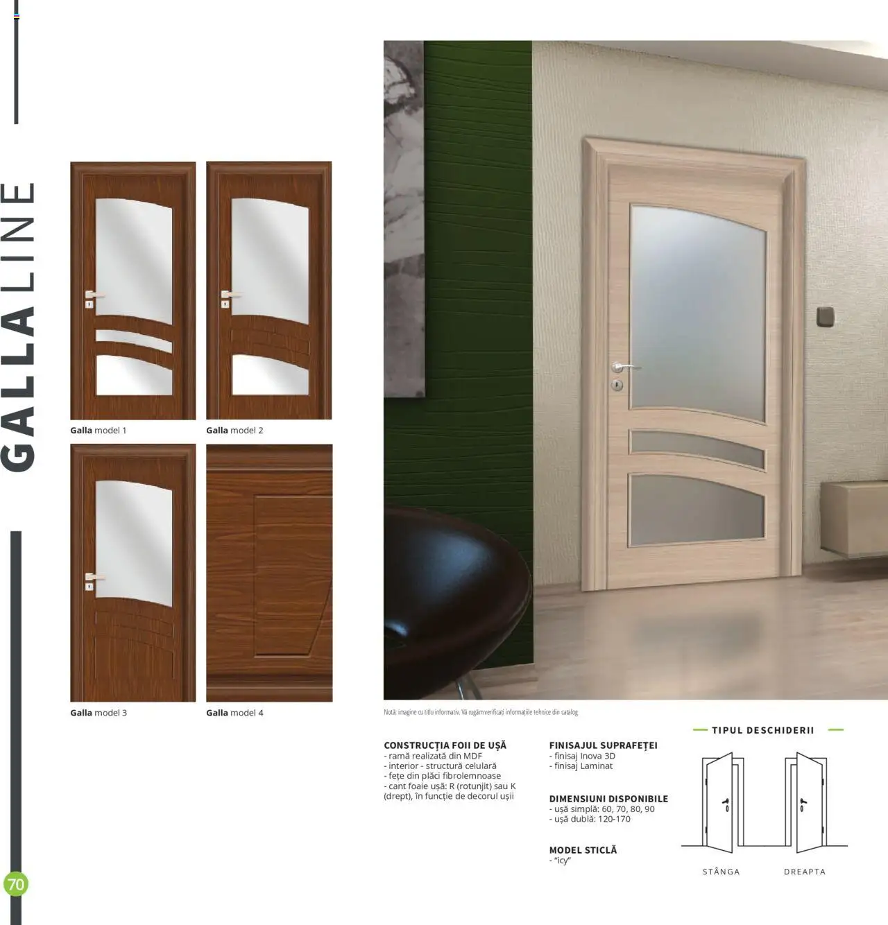 Noul catalog Proges – valabil de la 01.08.2025 | Pagină: 70 | Produse: Ușă