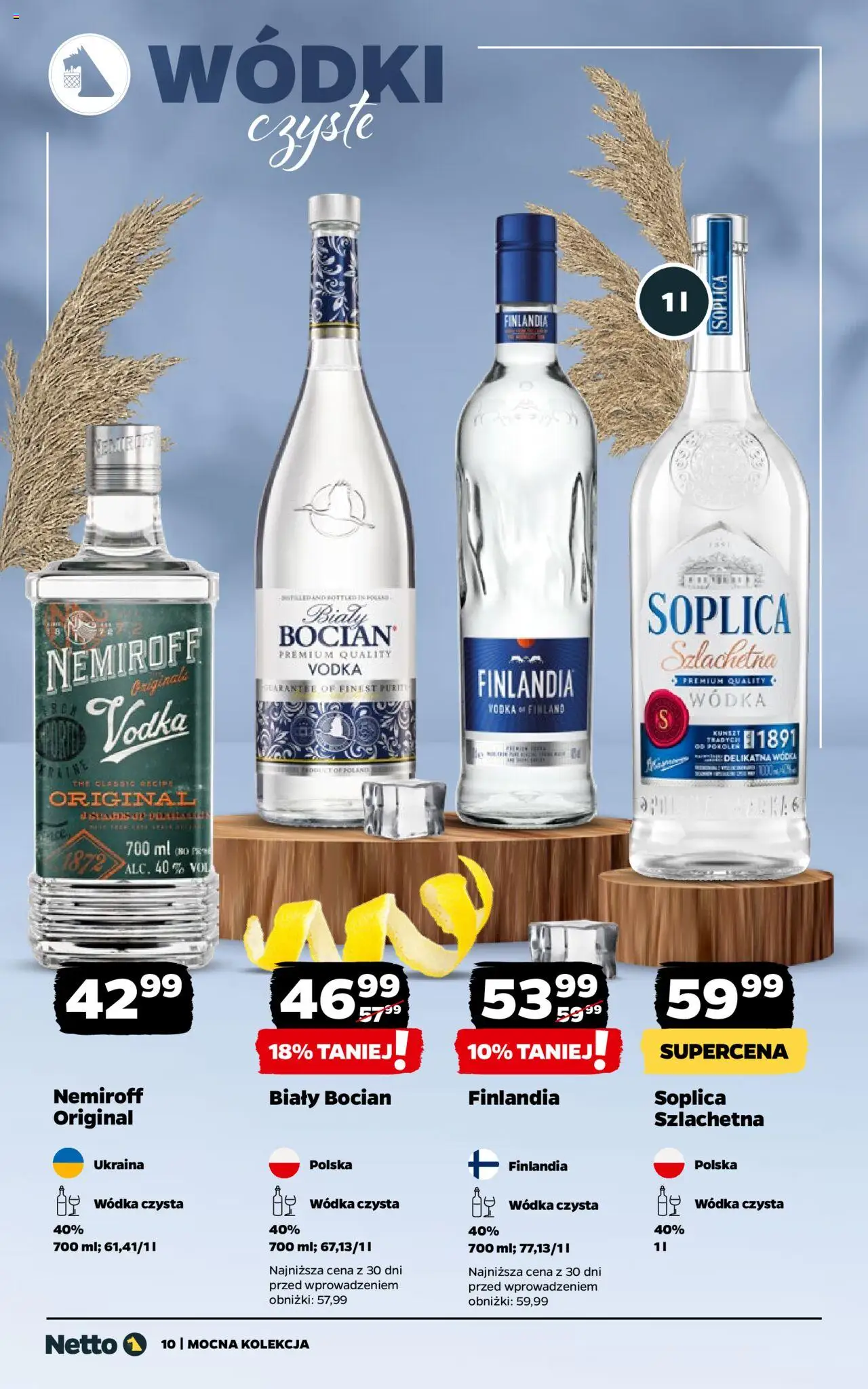 Netto gazetka - Alkohole mocne od 29.09.2025 | Strona: 10 | Produkty: Vodka, Wódka