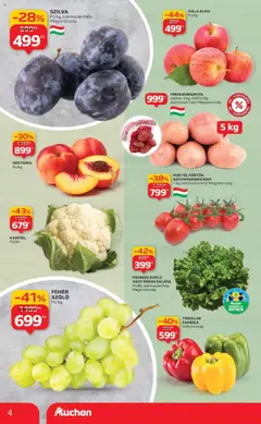 Auchan akciós ujság - amely érvényes a következő dátumtól: 18.09.2025 | Oldal: 4