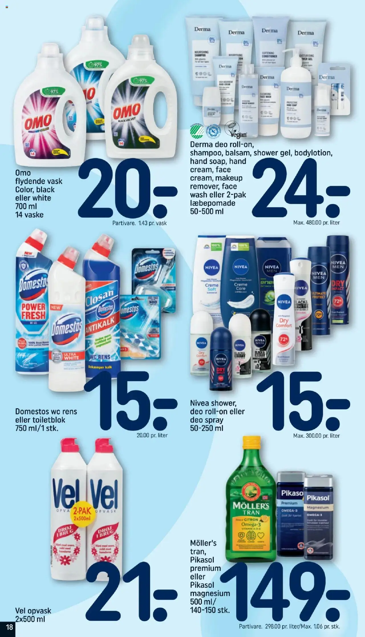 Rema 1000 Tilbudsavis gyldig fra 10.08.2025 | Side: 18 | Produkter: Makeup, Shampoo, Creme, Toilet
