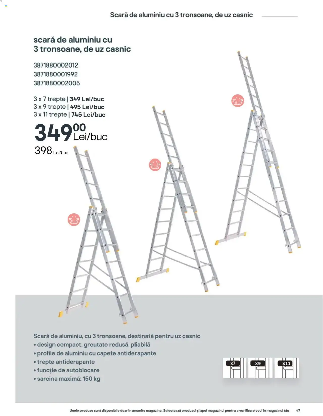 Noul catalog Brico Depot – valabil de la 13.06.2024 | Pagină: 47 | Produse: Scară