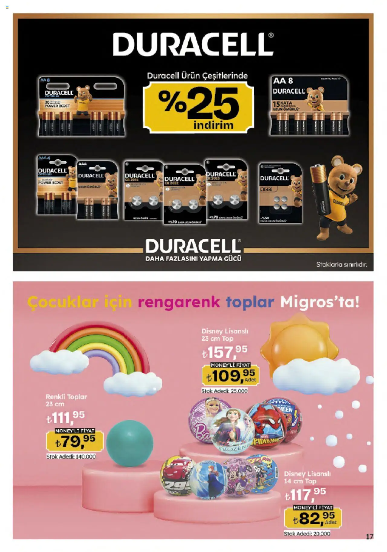 Migros Katalog - 5M Migroskop Dijital - 11.09.2025 tarihinden itibaren geçerlidir | Sayfa: 125 | Ürünler: Toplar