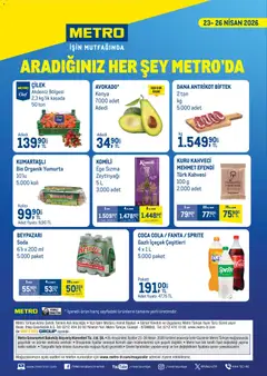 23.04.2026 tarihinden itibaren geçerli olan Metro kataloğu önizlemesi