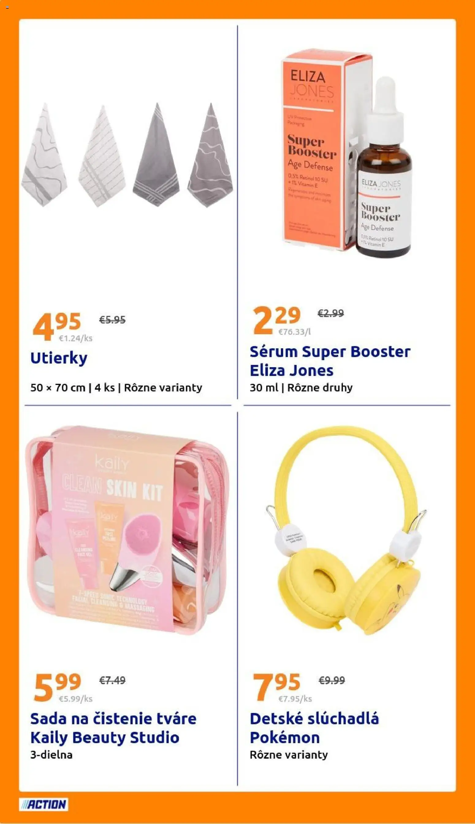 Nové Action akcie – leták je platný od 05.11.2025 | Strana: 26 | Produkty: Detské sluchadlá, Slúchadlá