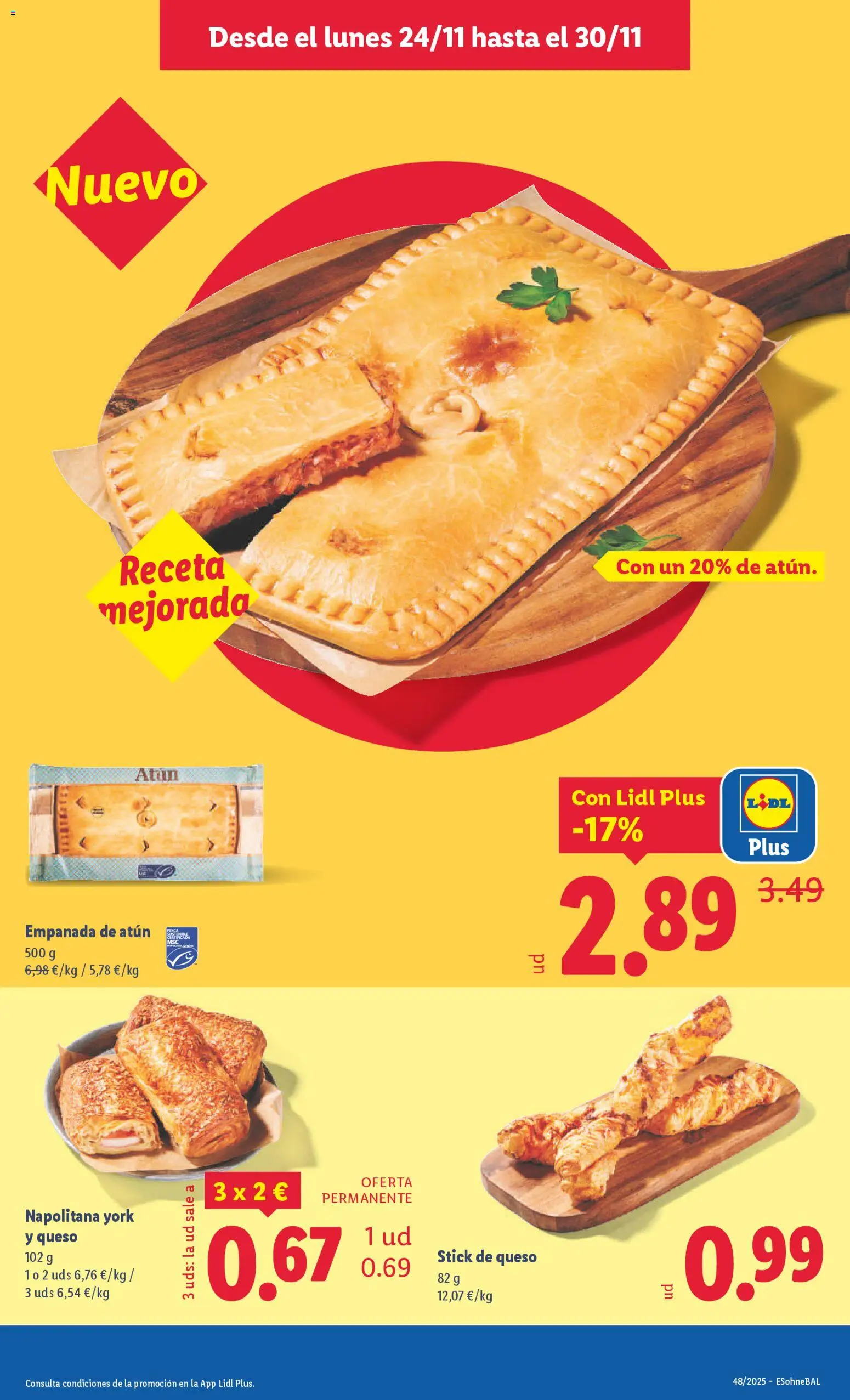 Lidl folleto │ válido desde el 24.11.2025 | Página: 15 | Productos: Queso