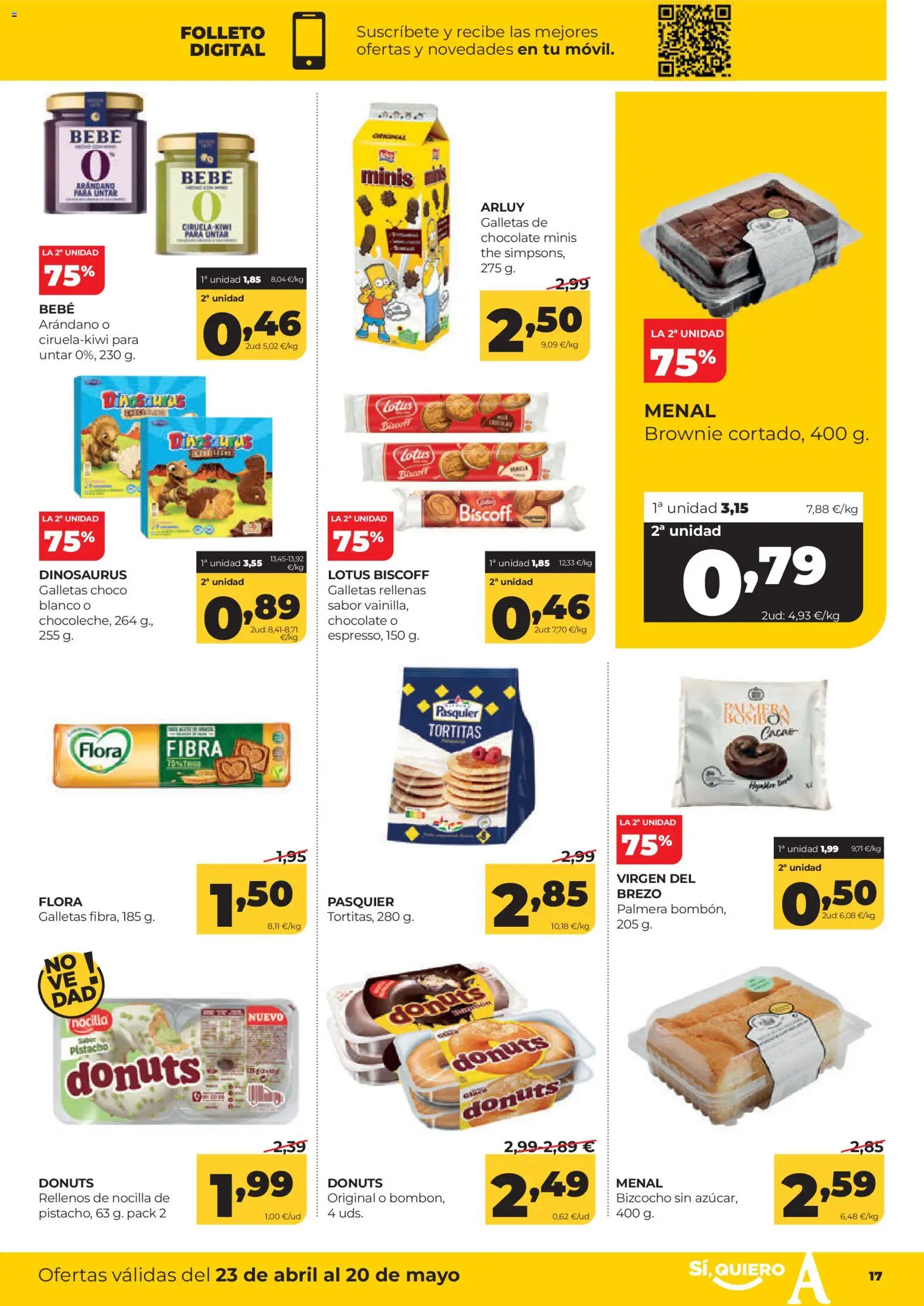 Alimerka folleto Castilla y León │ válido desde el 23.04.2026 | Página: 19 | Productos: Galletas, Bizcocho, Galletas rellenas, Donuts