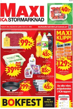 ICA Maxi - Solna - Förhandsvisning av reklamblad från butik ICA Maxi aktuell från 23.02.2026