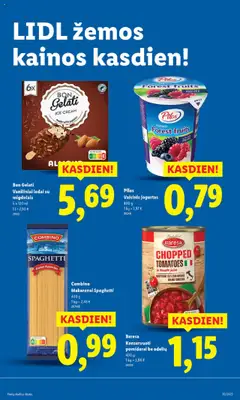 LIDL - Leidinys│galioja nuo 24.07.2025 | Puslapis: 5 | Prekių: Ledai, Konservuoti pomidorai, Jogurtas, Pomidorai