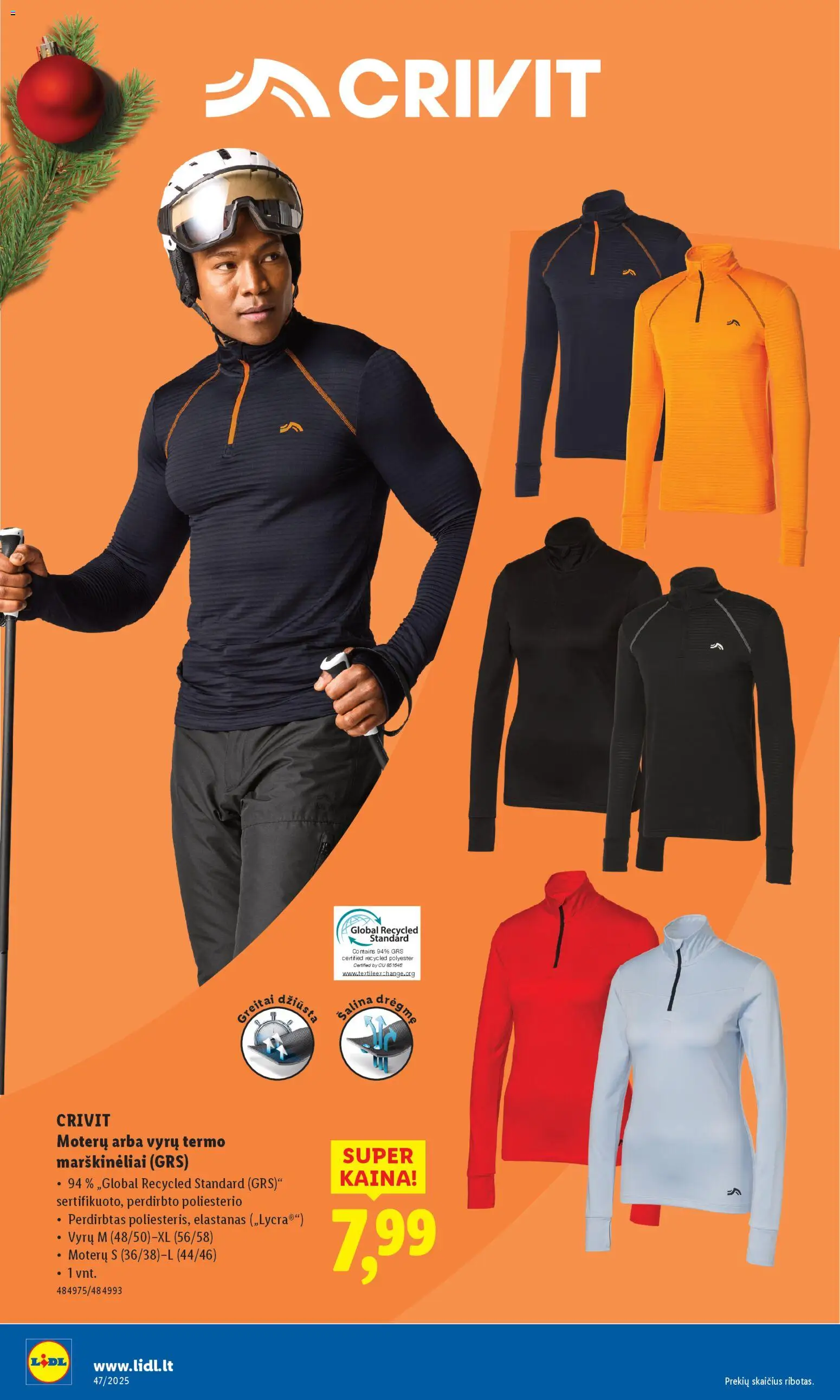 LIDL akcijos nuo 17.11.2025 | Puslapis: 20 | Prekių: Marškinėliai