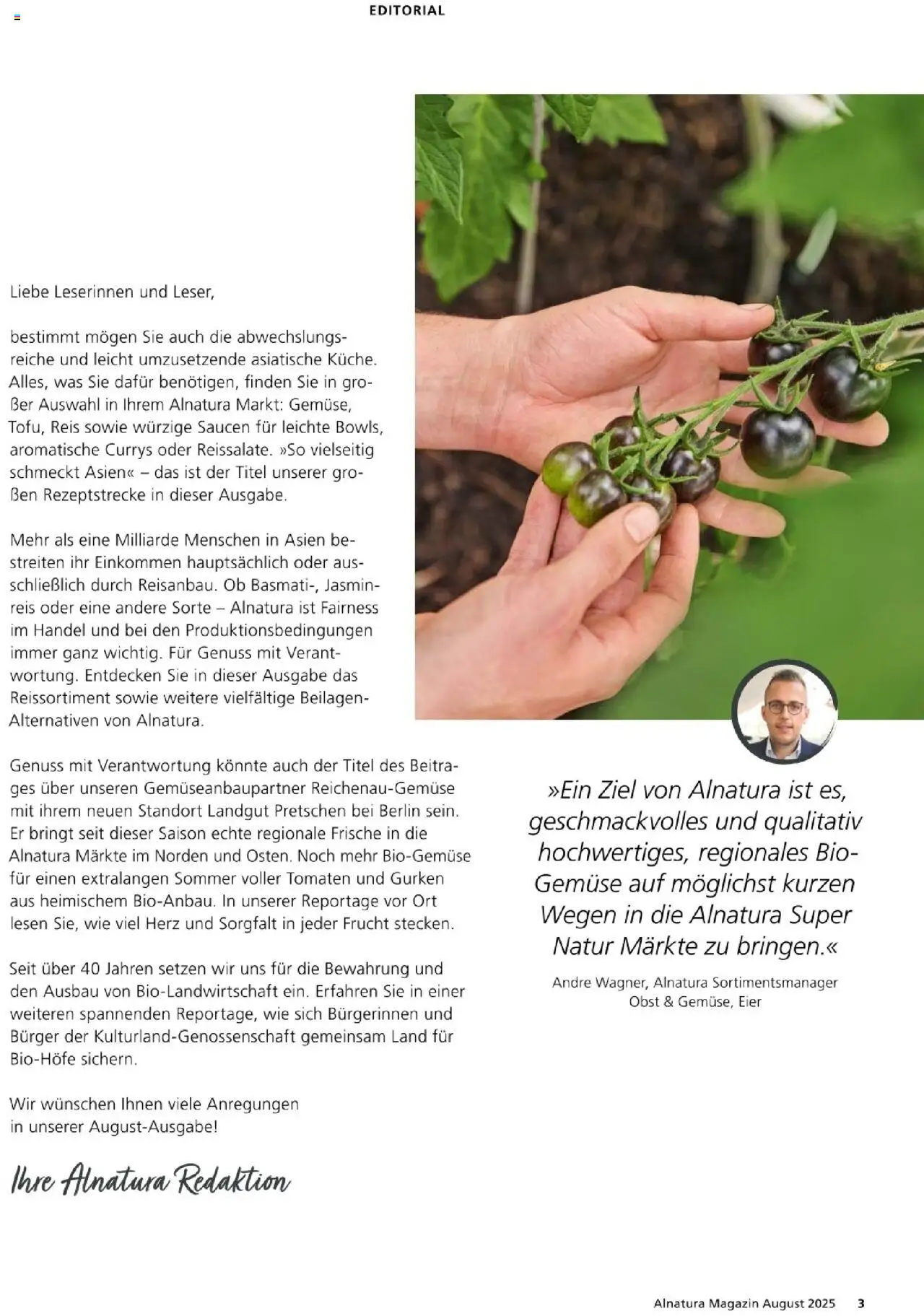 Alnatura Prospekt - gültig ab dem 01.08.2025 | Seite: 3 | Produkte: Eier, Burger, Gemüse, Gurken