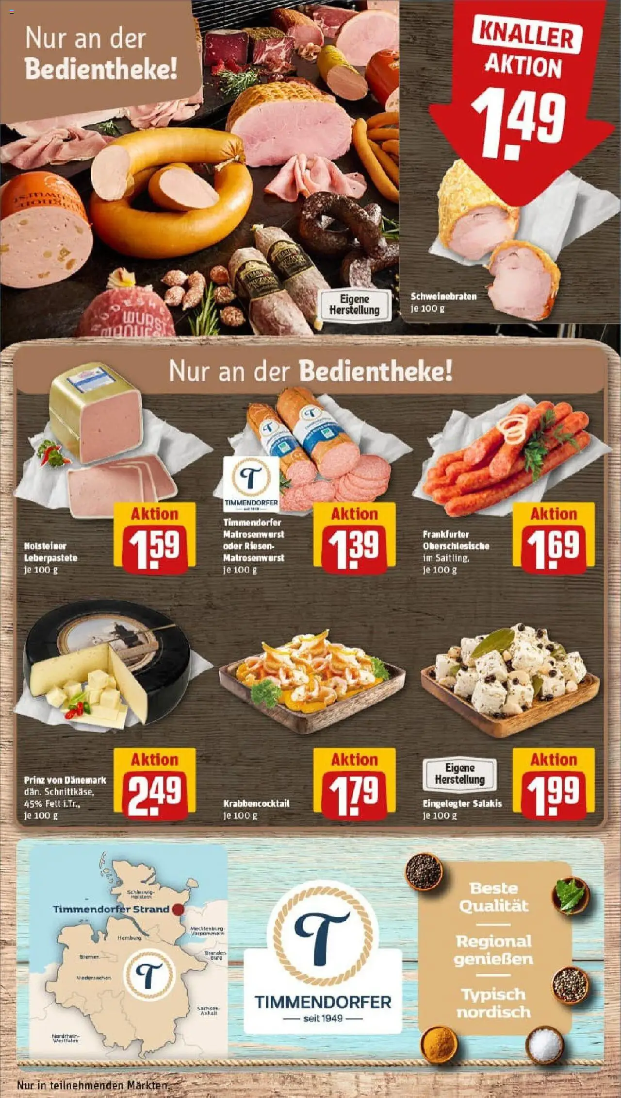 Rewe prospekt Gnarrenburg	 – gültig ab 13.10.2025 | Seite: 11 | Produkte: Wurst, Salakis