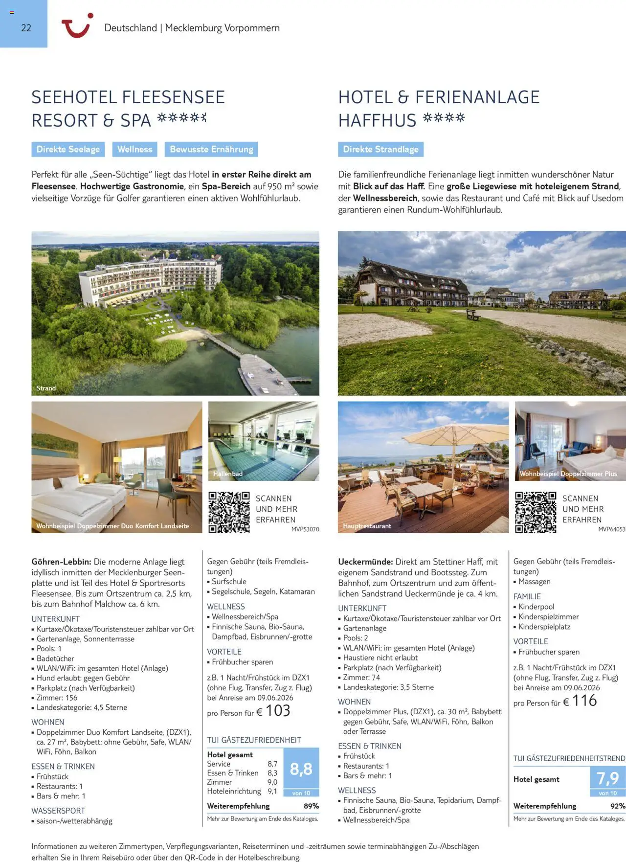 TUI Urlaub mit eigener Anreise 2025/26 – gültig ab 01.11.2025 | Seite: 22 | Produkte: Babybett