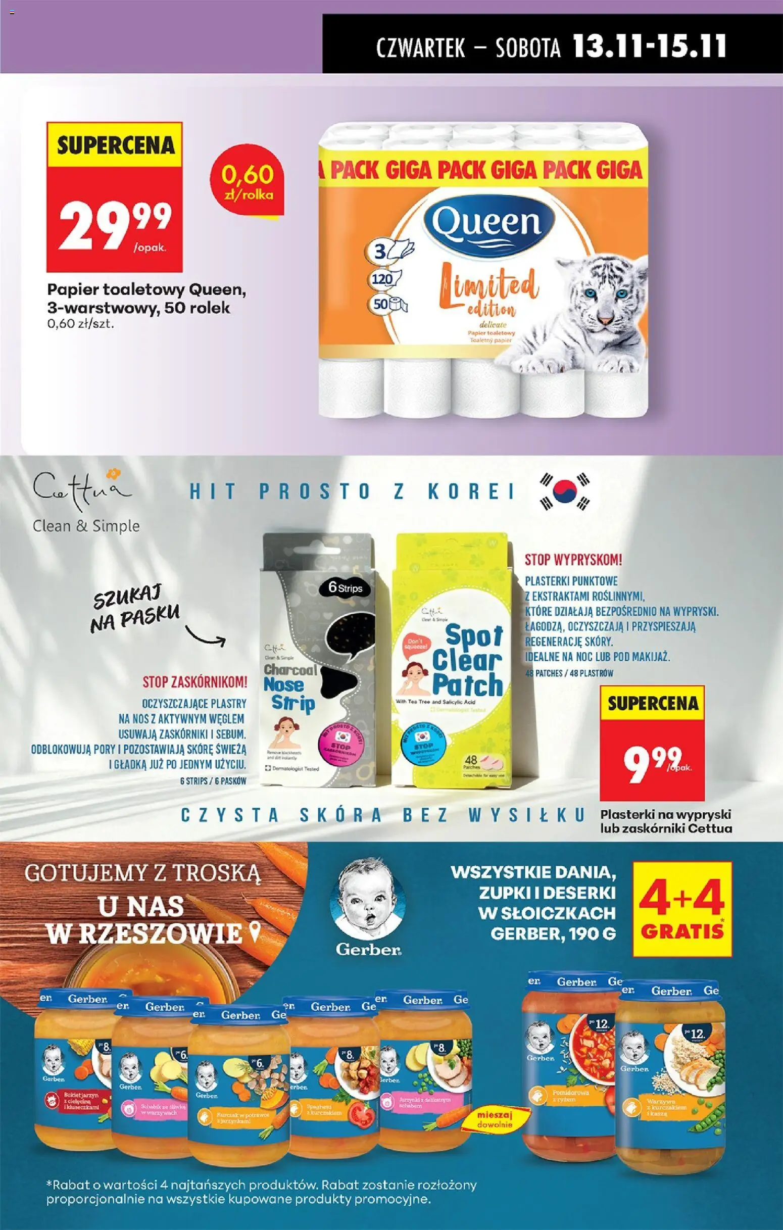 Biedronka gazetka - Oferta w tym tygodniu od 13.11.2025 | Strona: 75 | Produkty: Kasza, Kurczak, Papier toaletowy, Warzywa