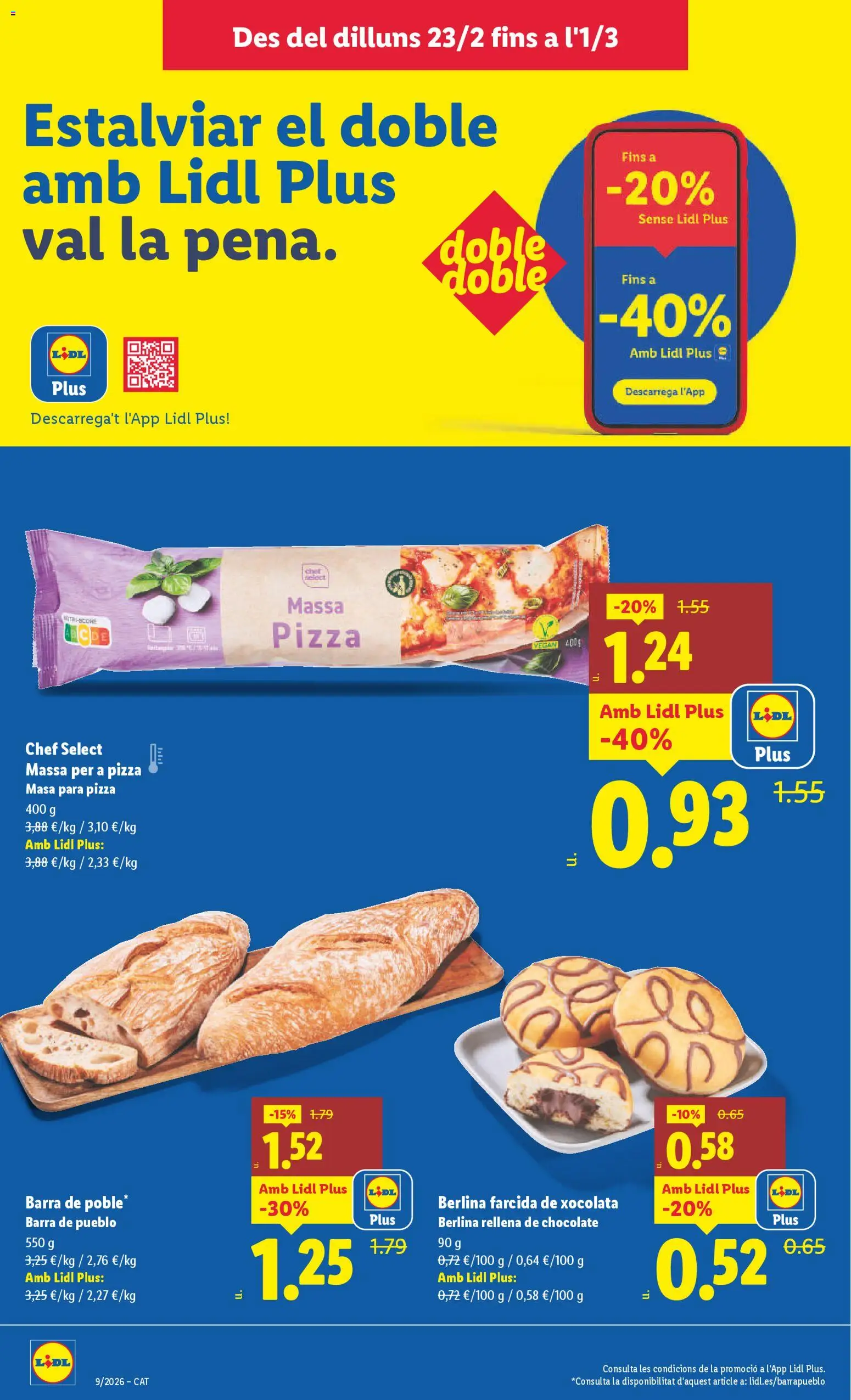 Lidl folleto │ válido desde el 23.02.2026 | Página: 6 | Productos: Chocolate, Pizza