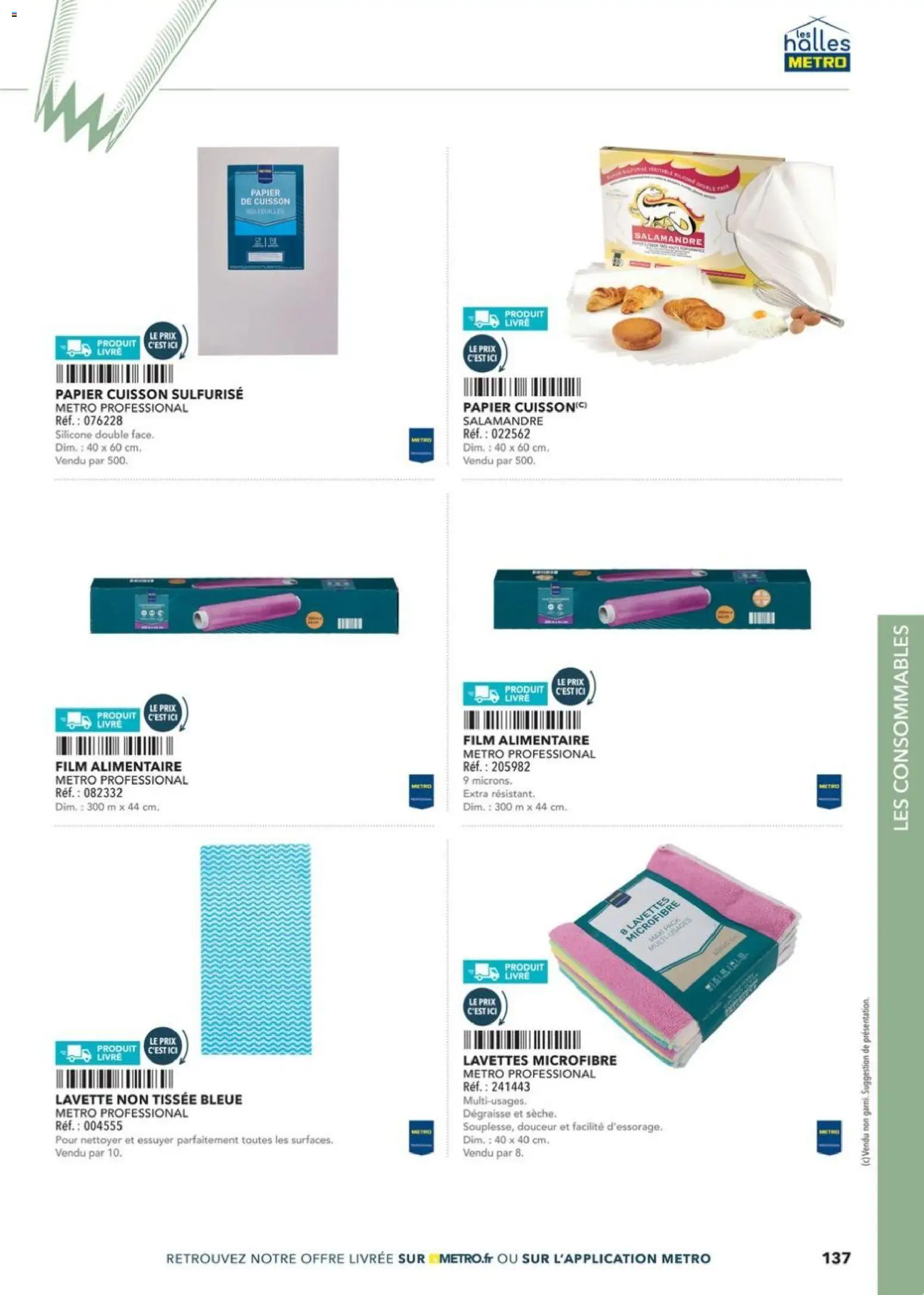 {H1} | Page: 137 | Produits: Papier de cuisson, Livre