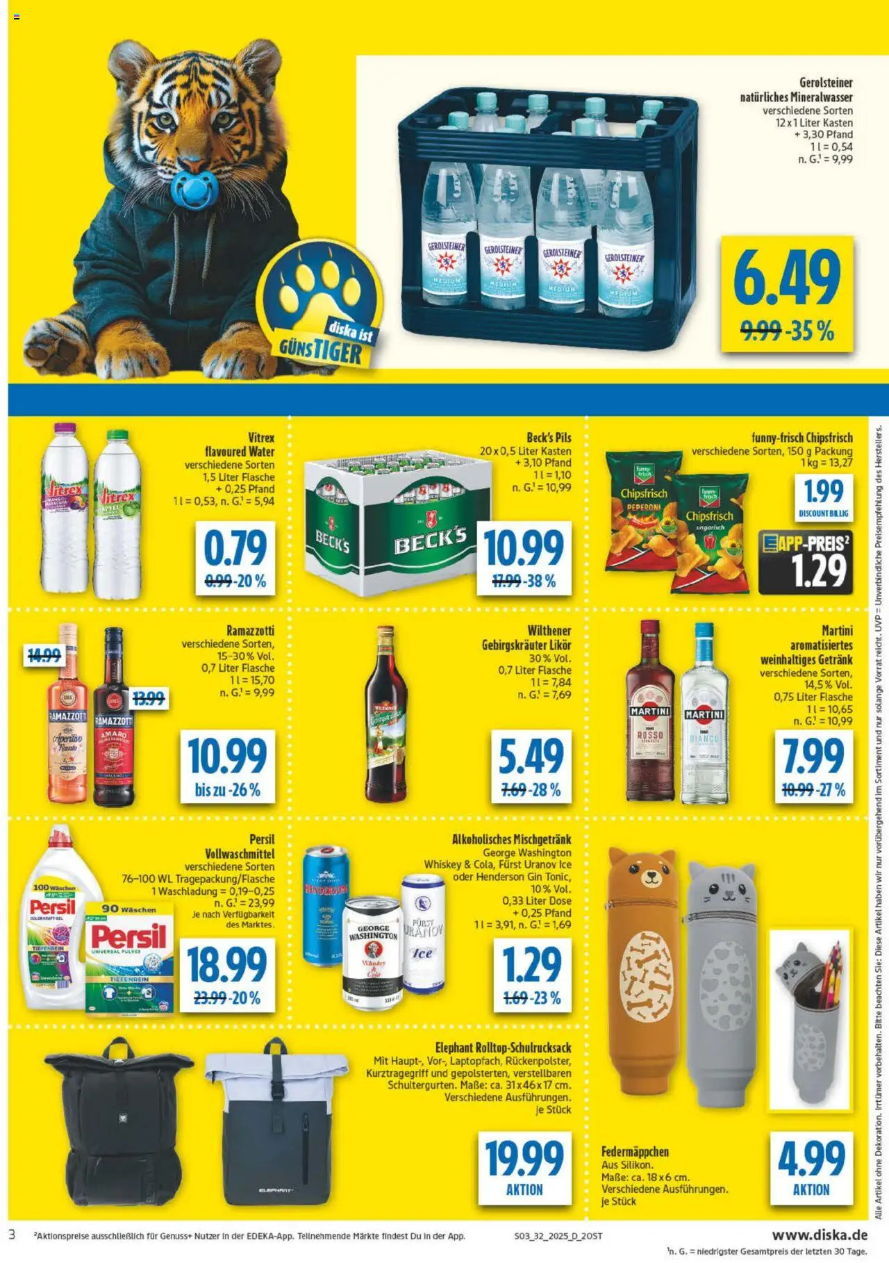 Diska Prospekt 	 - gültig ab dem 04.08.2025 | Seite: 3
