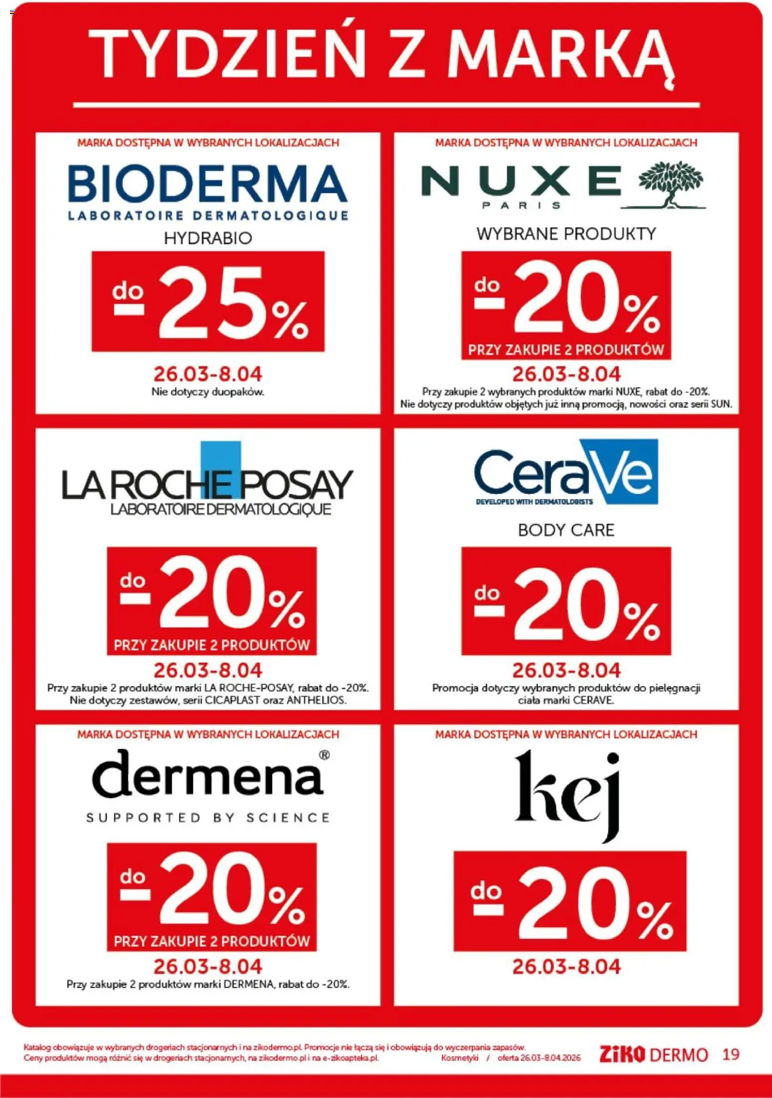 Ziko gazetka od 26.03.2026 | Strona: 19 | Produkty: Kosmetyki, Body