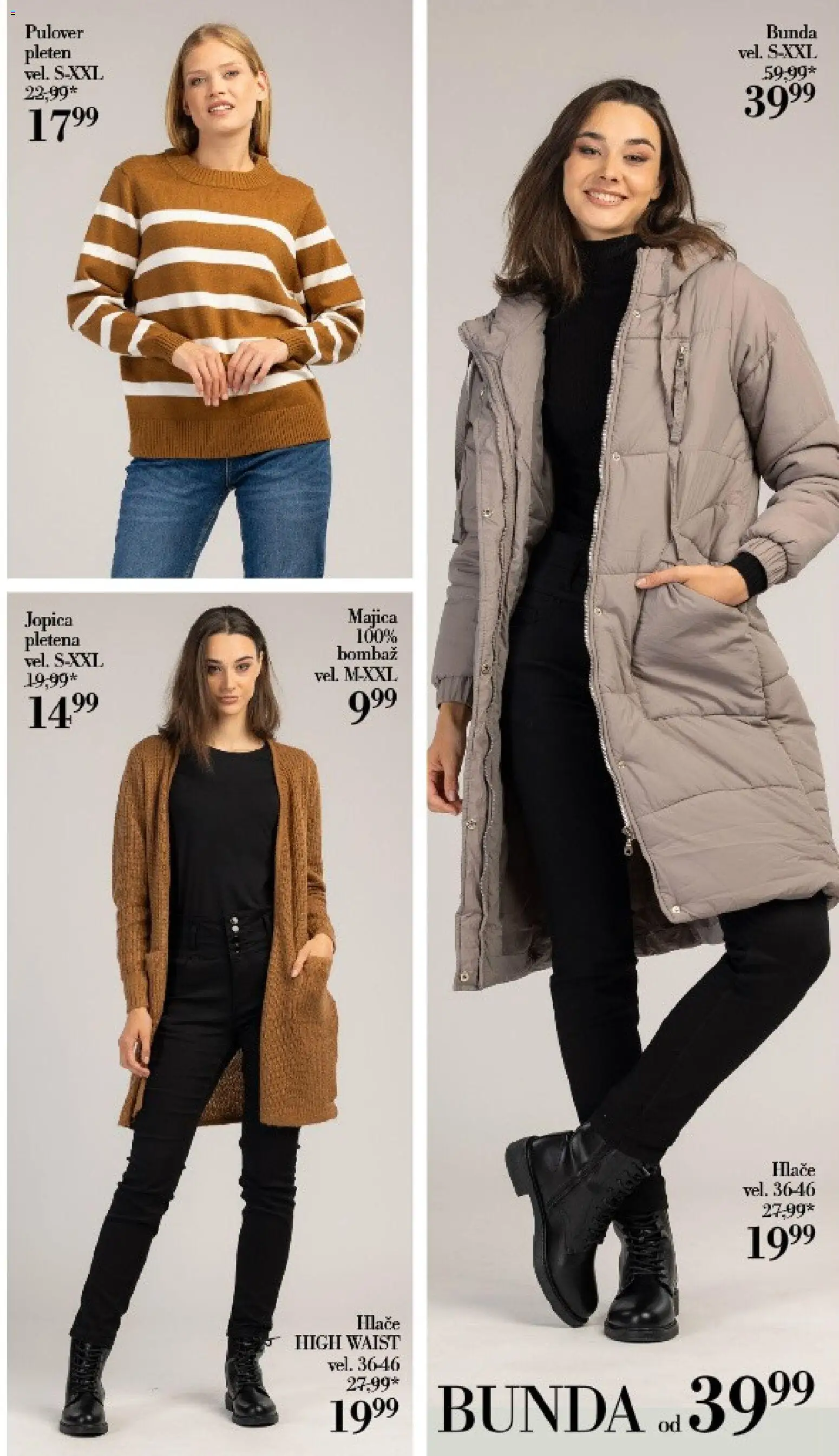 Novi Mana katalog ponudbe – veljaven od 12.11.2025 | Stran: 3 | Izdelki: Majica, Jopica, Pulover