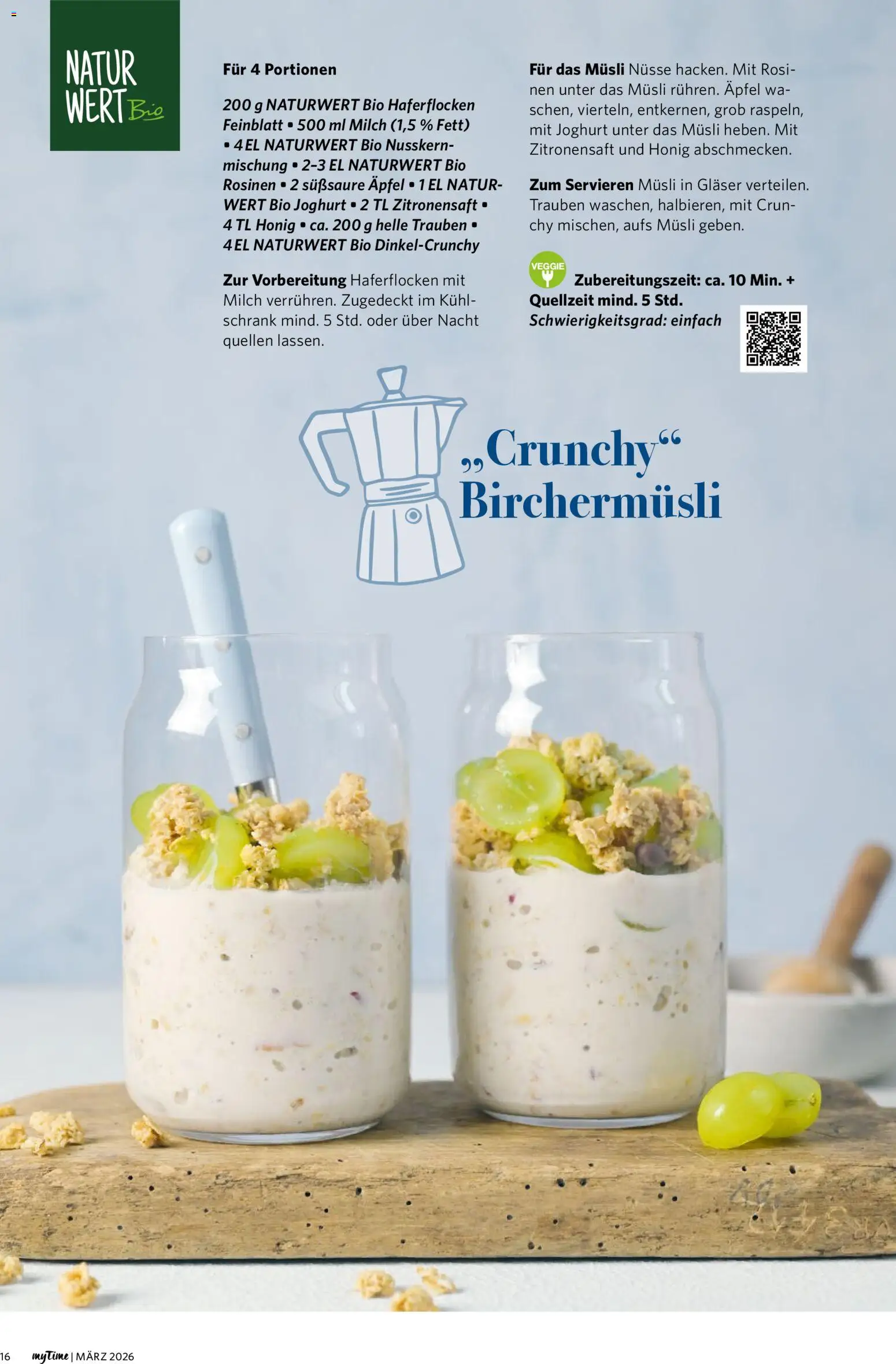 Combi myTime März 2026 – gültig ab 01.03.2026 | Seite: 16 | Produkte: Musli, Milch, Joghurt, Rosinen