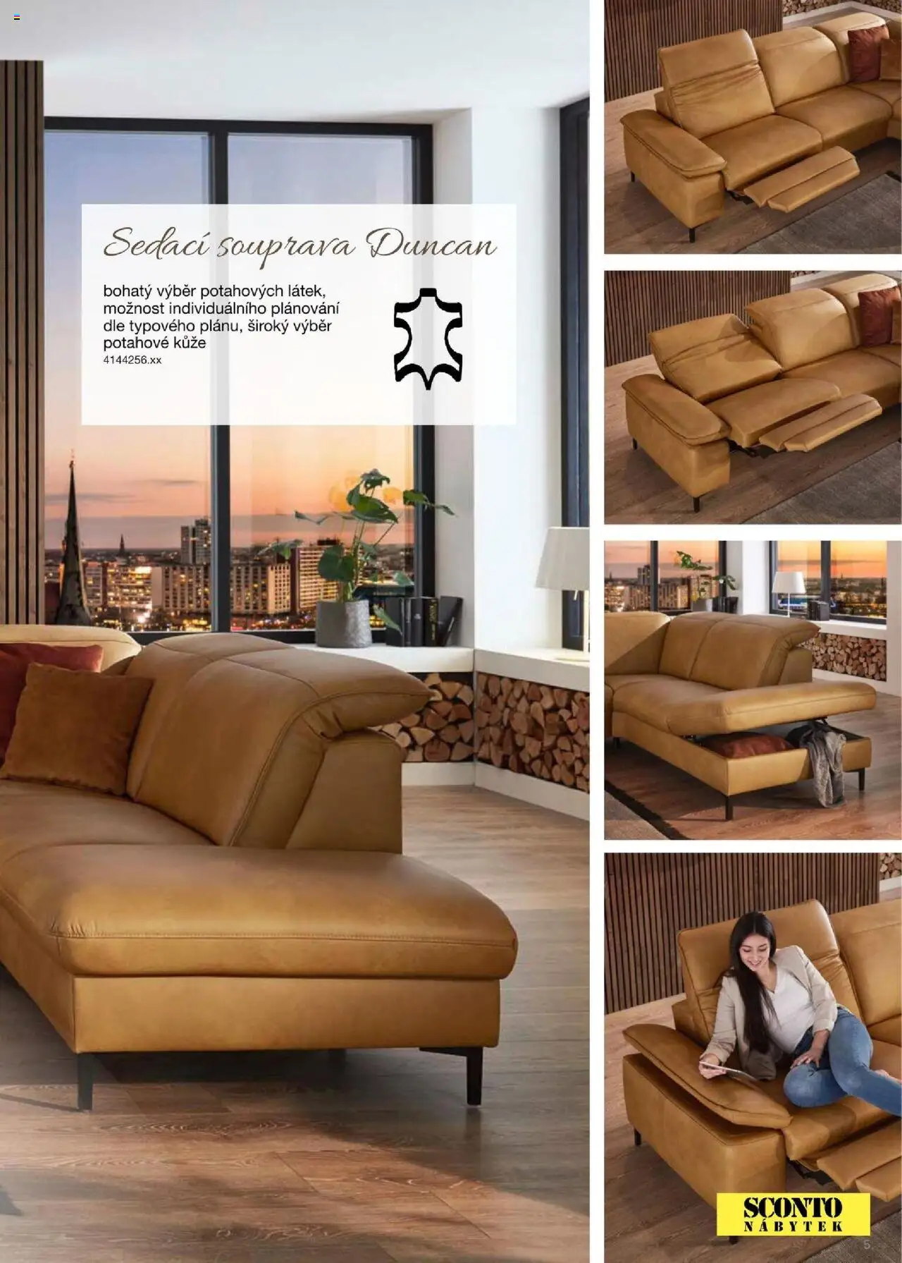 Sconto nábytek katalog - Sedací soupravy od 01.01.2025 | Strana: 5 | Produkty: Sedací souprava, Nábytek