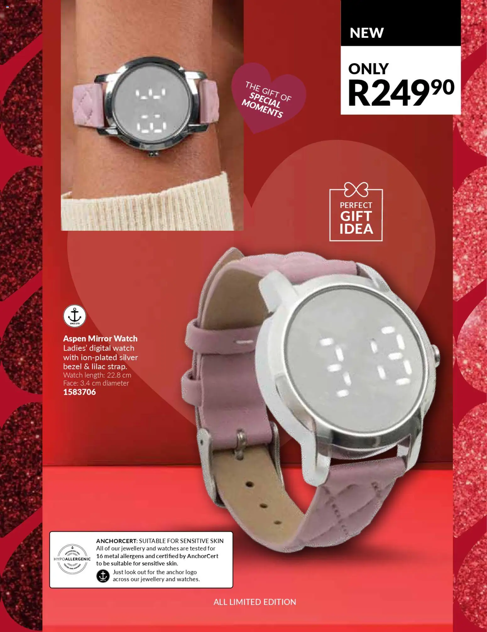 New Avon catalogue – valid from 01.01.2026 | Page: 43 | Products: Watch, Mirror