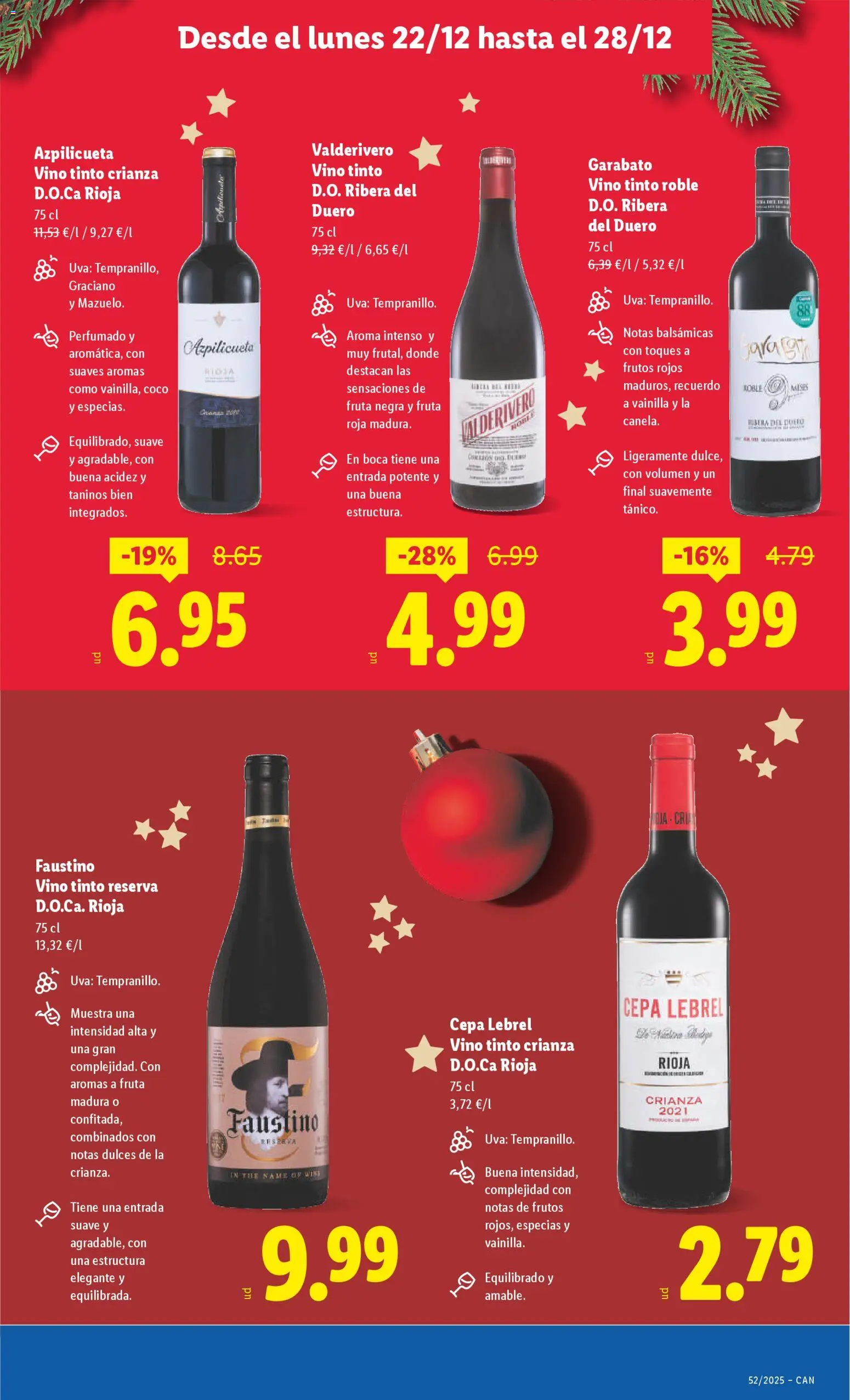 Lidl - Canarias │ válido desde el 22.12.2025 | Página: 25 | Productos: Vino, Τυρόπιτα