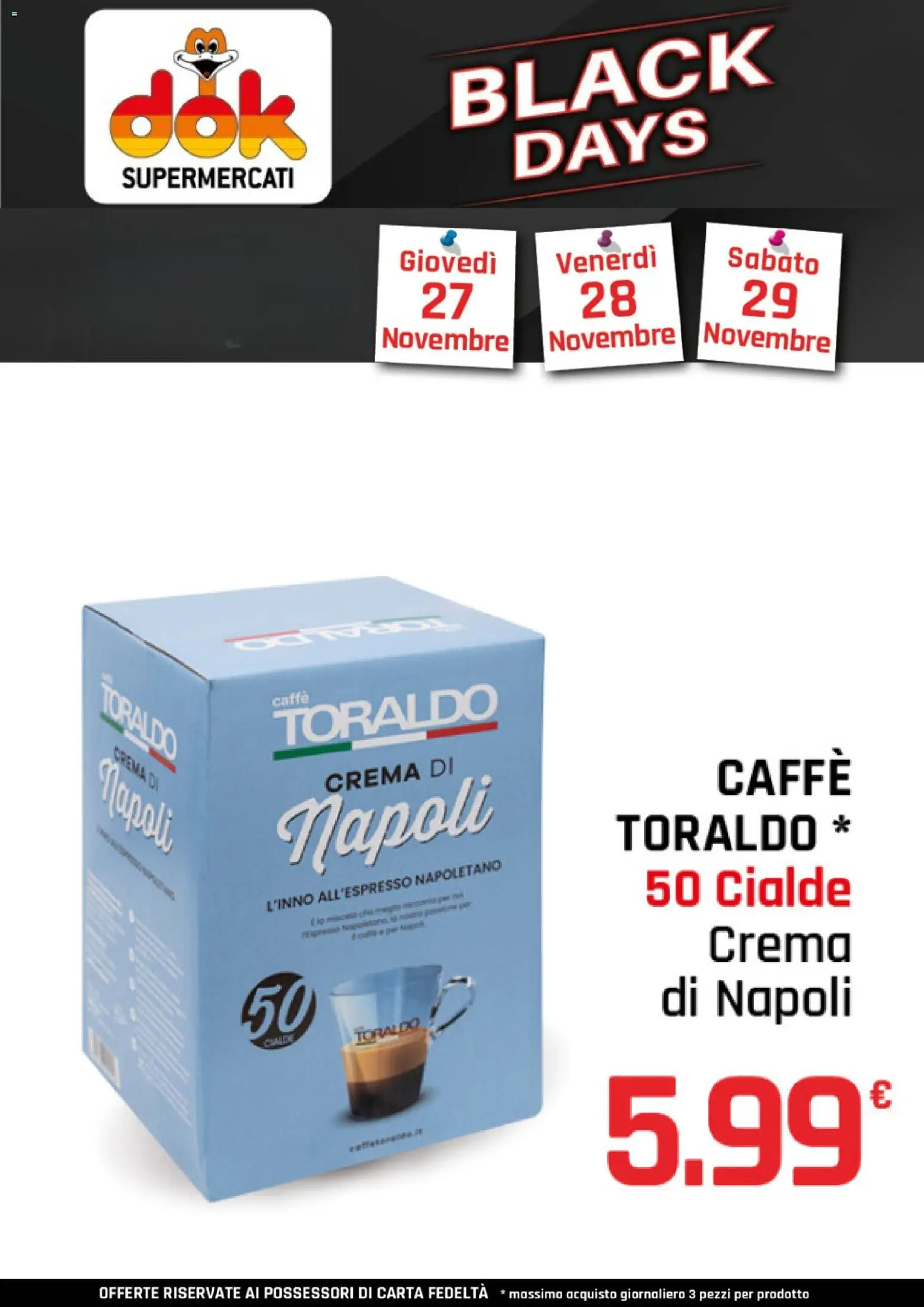 Volantino DOK del 27.11.2025 | Pagina: 6 | Prodotti: Crema, Caffè