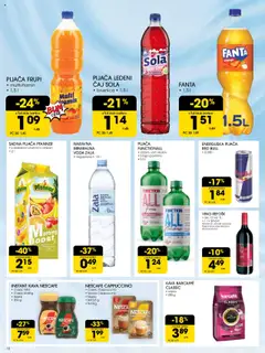 Novi Tuš katalog ponudbe – veljaven od 10.09.2025 | Stran: 10 | Izdelki: Instant kava, Kava, Caj, Voda