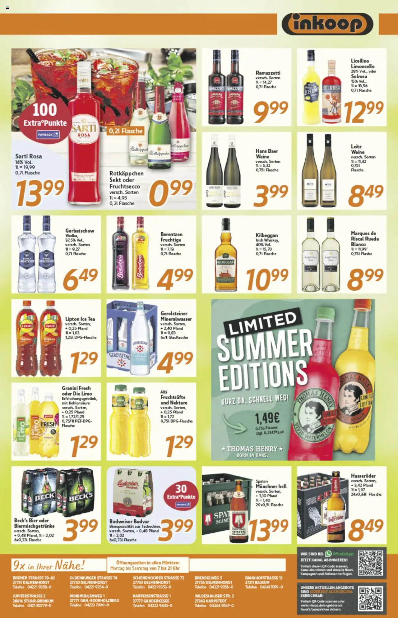 Inkoop Prospekt 	 - gültig ab dem 25.08.2025 | Seite: 7 | Produkte: Fruchtsecco, Budweiser, Uhr, Gerolsteiner