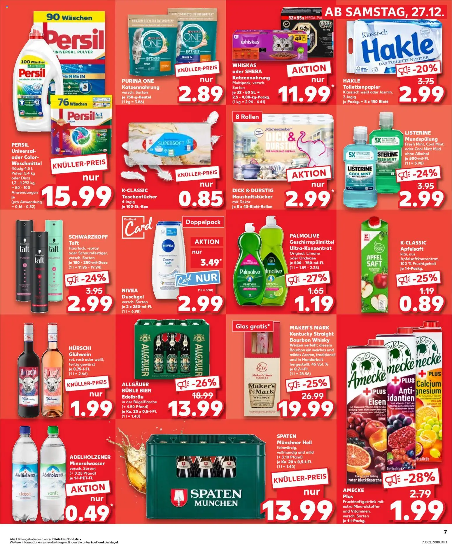 Kaufland prospekt Völklingen	 – gültig ab 27.12.2025 | Seite: 7 | Produkte: Orchidee, Creme, Whiskas, Listerine