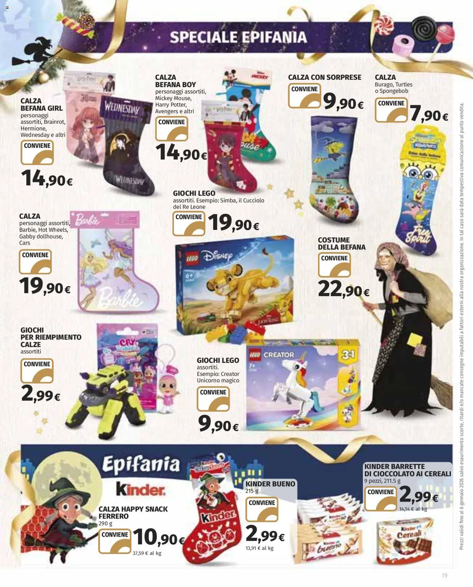 Volantino Ipercoop del 22.12.2025 | Pagina: 19 | Prodotti: Cioccolato, Cereali, Data