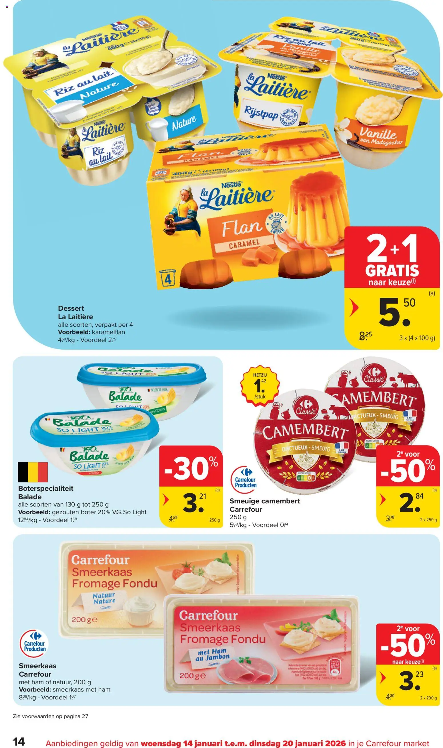 {H1} | Pagina: 14 | Producten: Ham, La, Peer, Boter