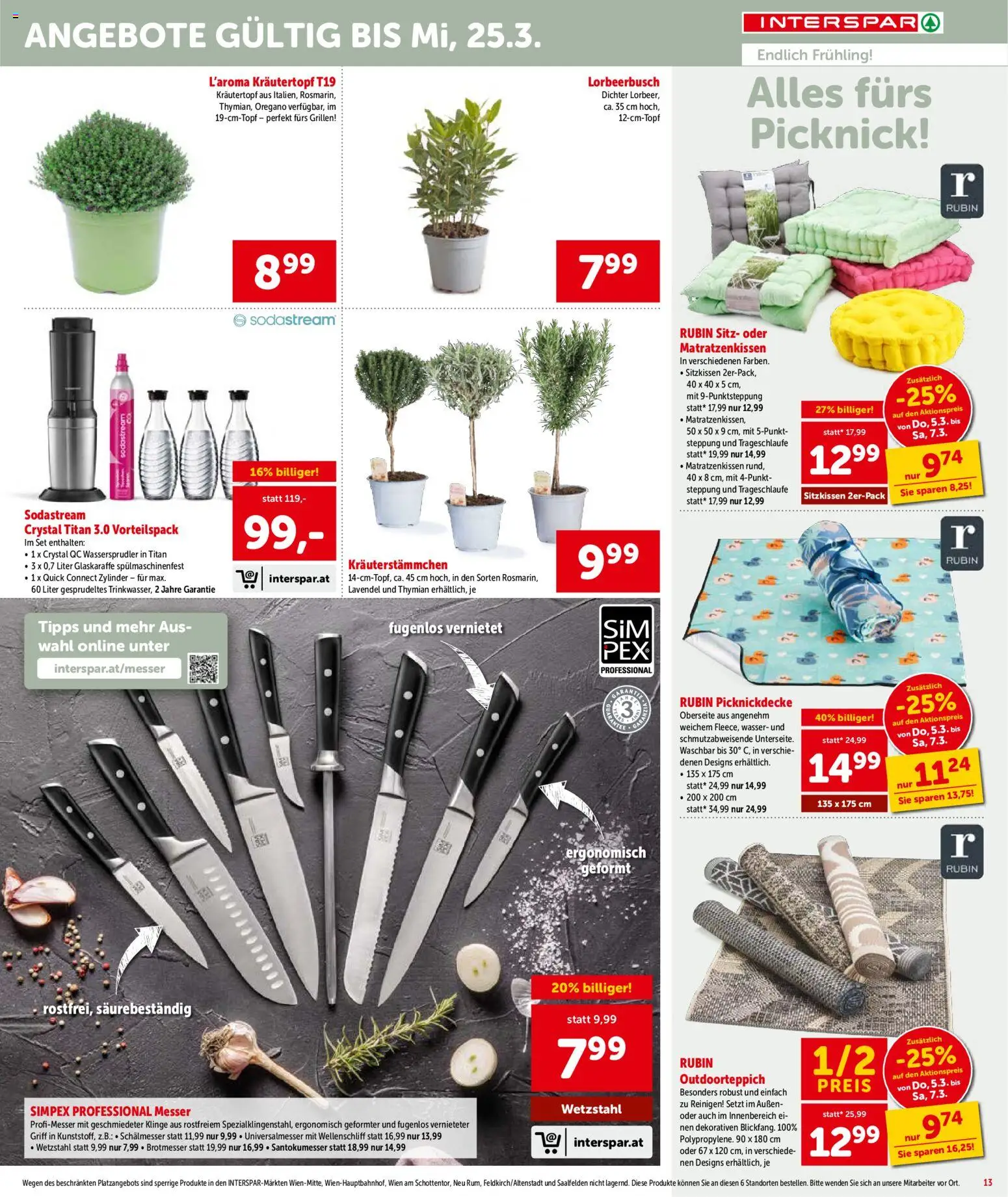 Interspar Flugblatt - Niederösterreich gültig ab 05.03.2026 | Seite: 13 | Produkte: Wasser