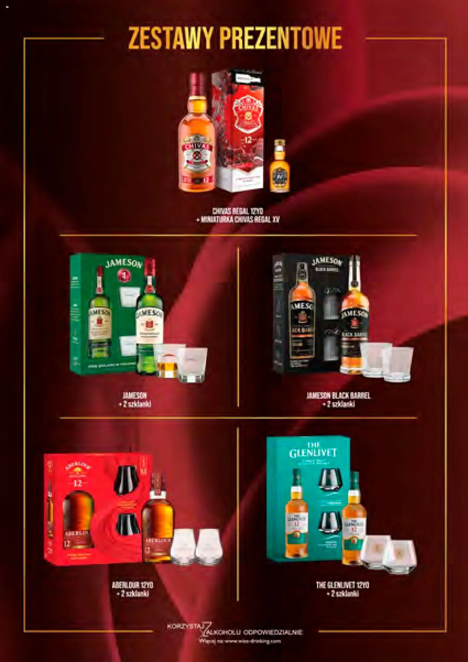 Eurocash Gazetka - Katalog Alkoholowy 12 od 01.12.2025 | Strona: 19 | Produkty: Chivas Regal, Jameson, Regał