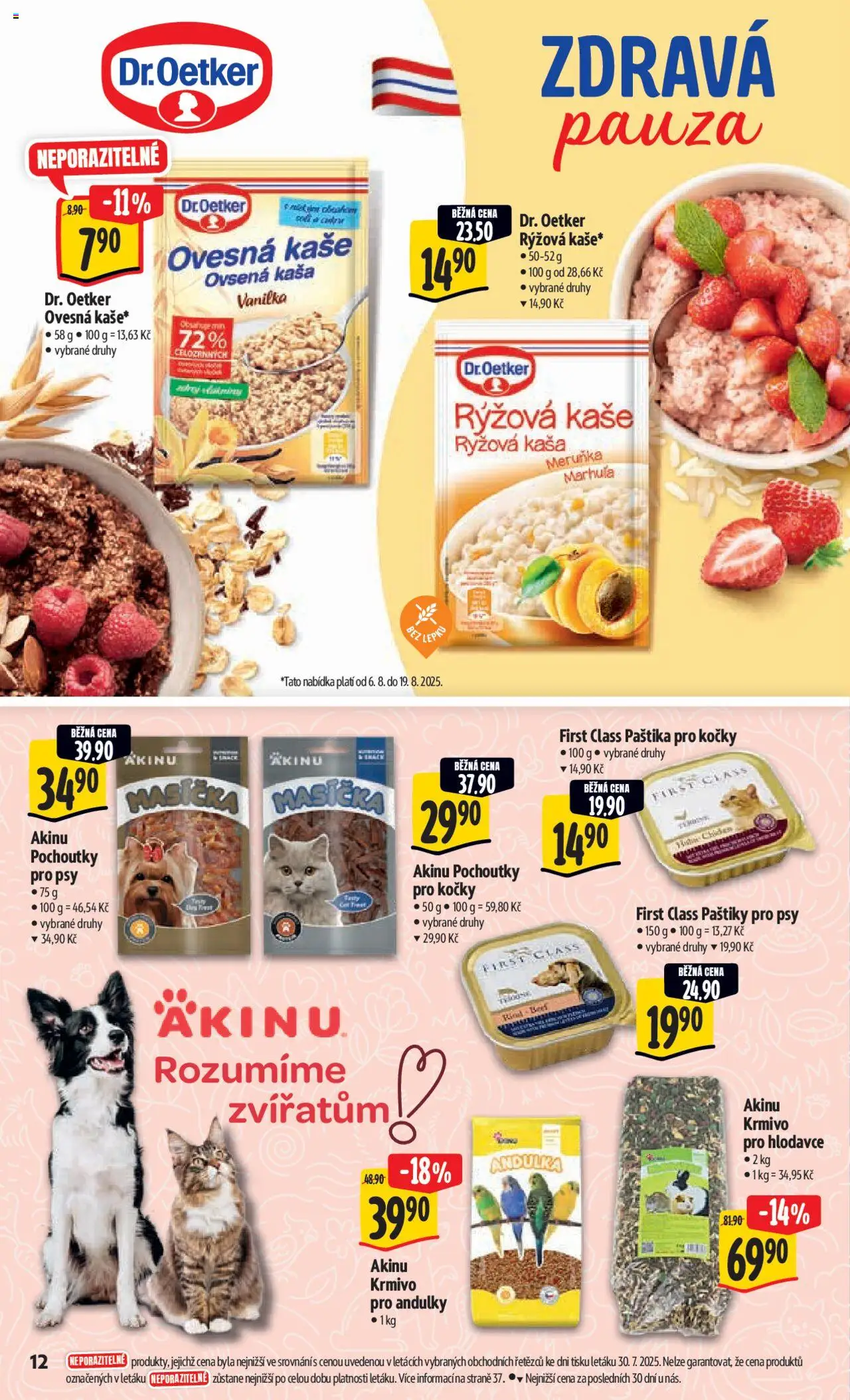Albert leták - Hypermarket od 06.08.2025 | Strana: 17 | Produkty: Ovesná kaše, Rýžová kaše, Kaše, Paštika