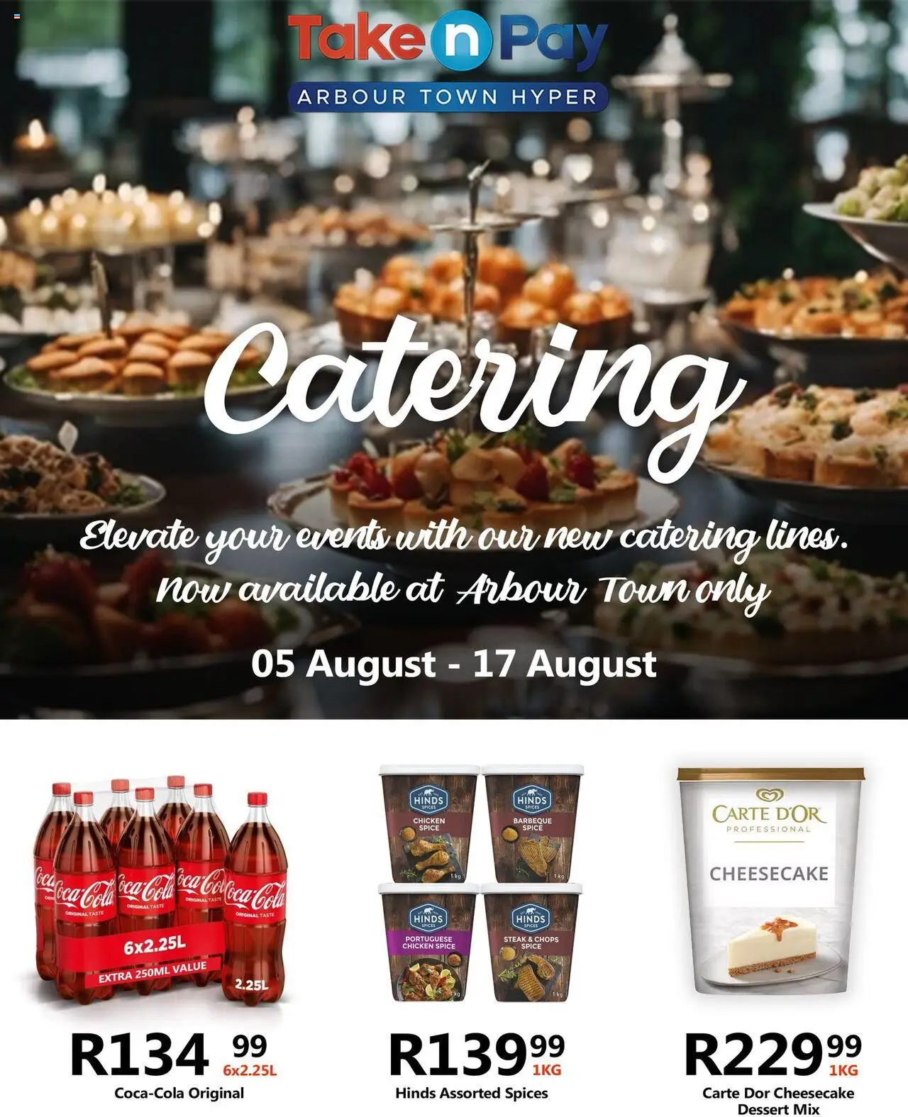 Take n Pay Market Day │ valid from 05.08.2025 | Page: 9 | Products: Pó talco, Steak, Chicken, Spices
