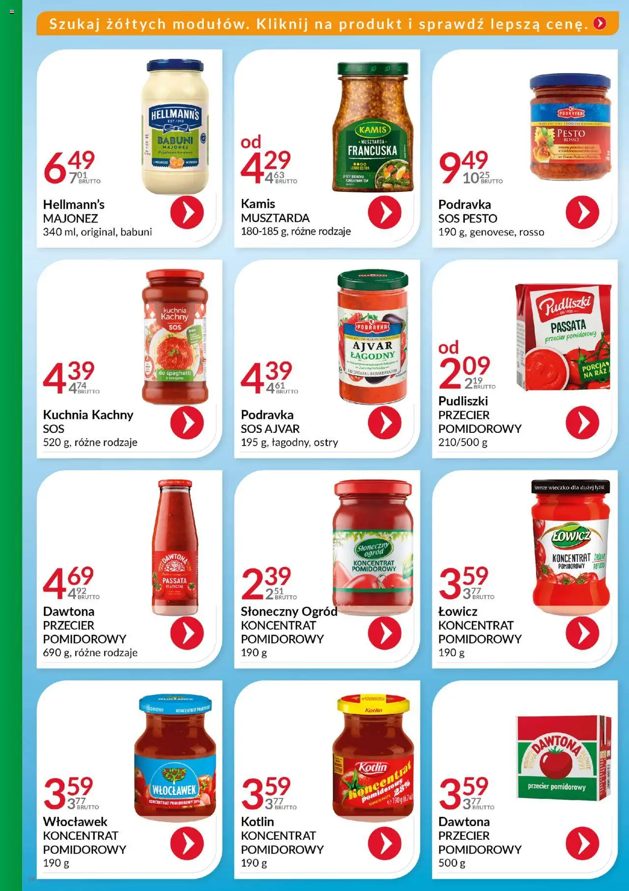 Eurocash Gazetka - Katalog Artykułów Spożywczych od 19.10.2025 | Strona: 34 | Produkty: Oregano, Koncentrat pomidorowy, Pesto, Ajvar