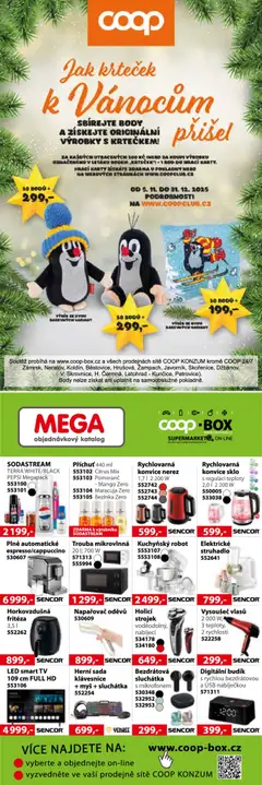 Náhled letáku Konzum leták od 29.10.2025 | Strana: 3 | Produkty: Sodastream, Konvice, Vysoušeč vlasů, LED